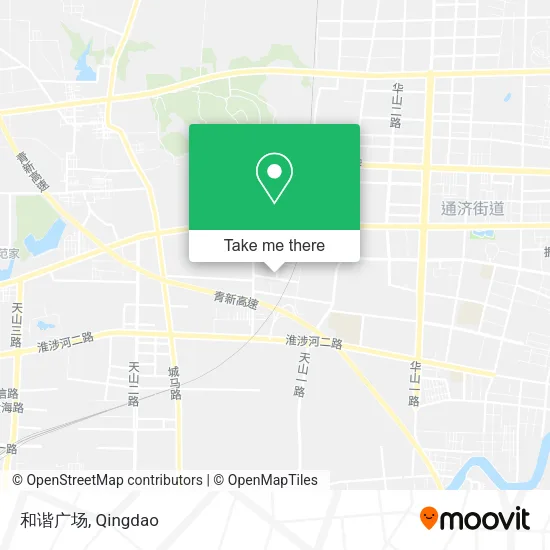 和谐广场 map