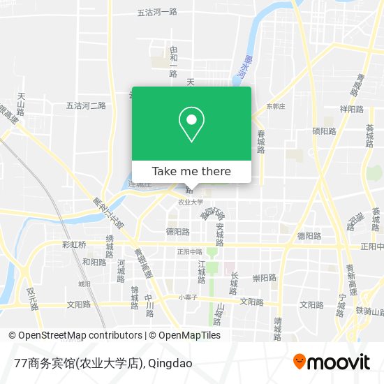 77商务宾馆(农业大学店) map
