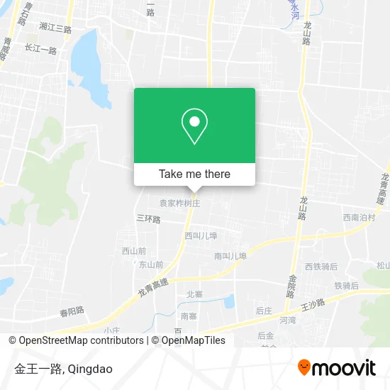 金王一路 map