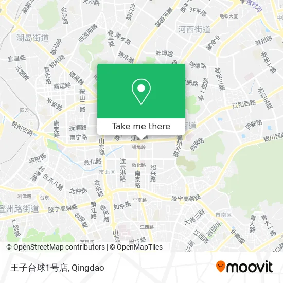 王子台球1号店 map