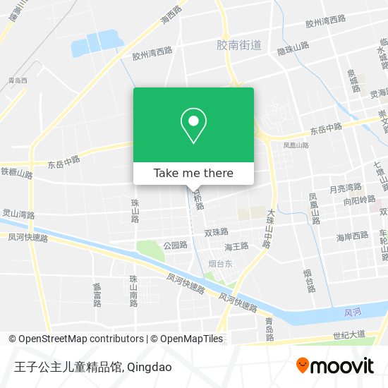 王子公主儿童精品馆 map