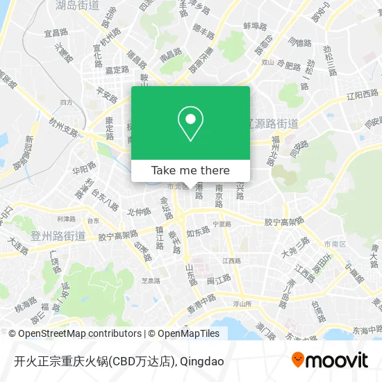 开火正宗重庆火锅(CBD万达店) map