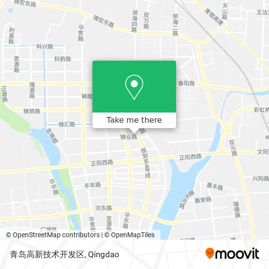 青岛高新技术开发区 map