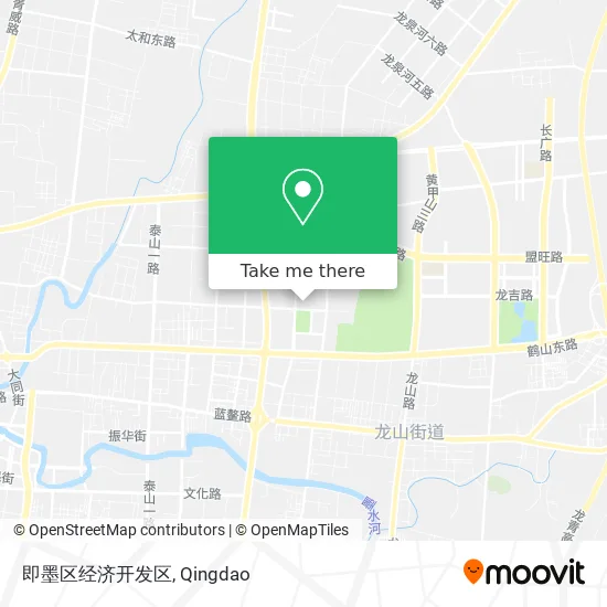 即墨区经济开发区 map