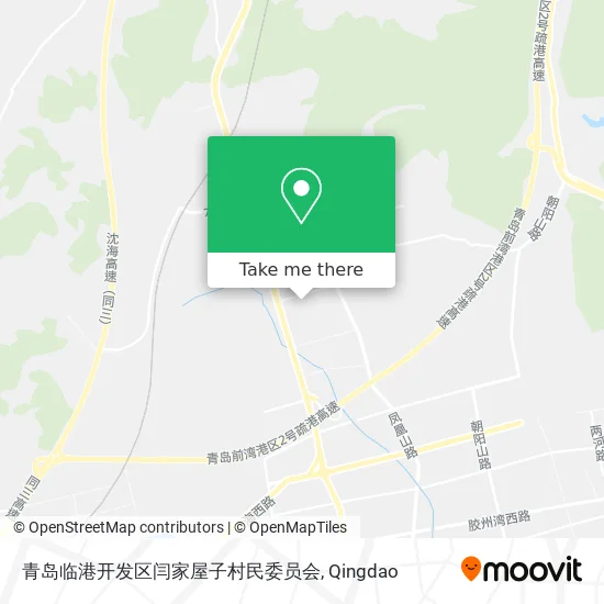 青岛临港开发区闫家屋子村民委员会 map