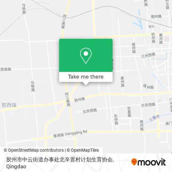胶州市中云街道办事处北辛置村计划生育协会 map