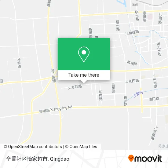 辛置社区怡家超市 map