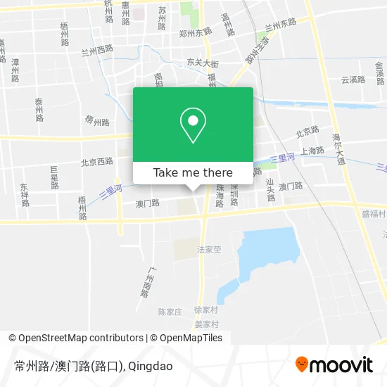 常州路/澳门路(路口) map