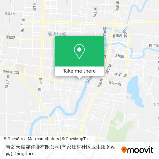 青岛天嘉晟鞋业有限公司(辛家庄村社区卫生服务站南) map