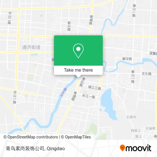 青鸟素尚装饰公司 map