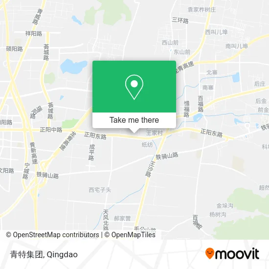 青特集团 map