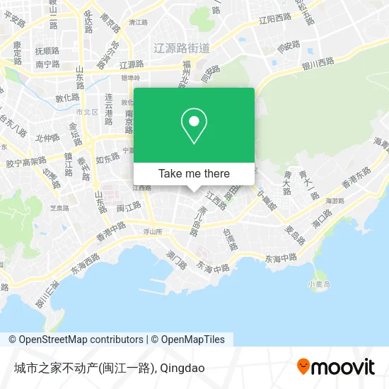 城市之家不动产(闽江一路) map