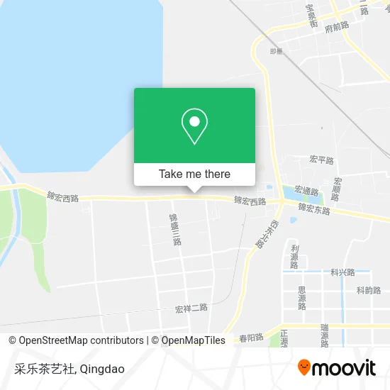采乐茶艺社 map