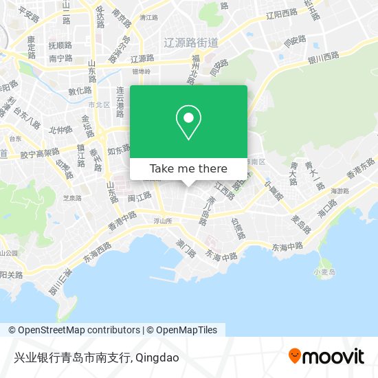 兴业银行青岛市南支行 map