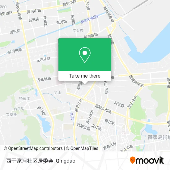 西于家河社区居委会 map