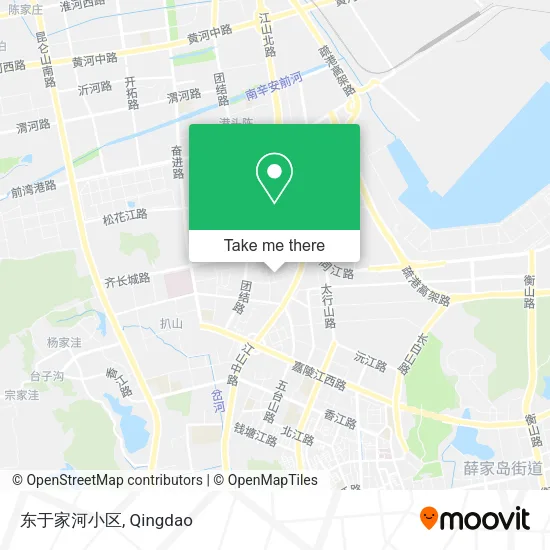 东于家河小区 map