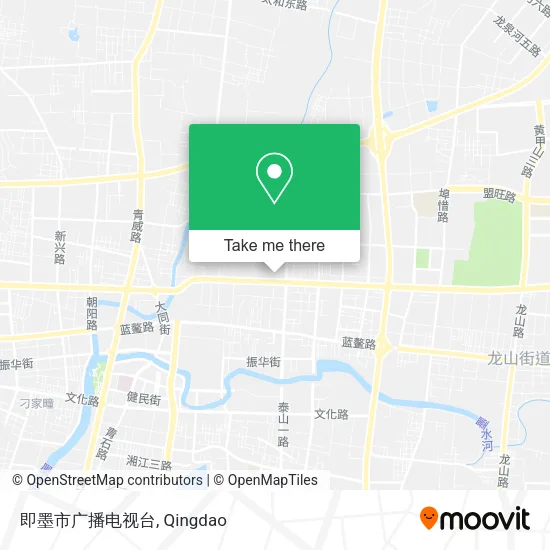 即墨市广播电视台 map