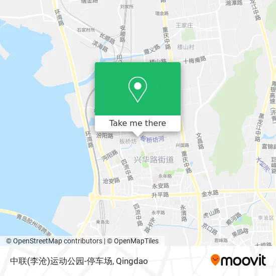 中联(李沧)运动公园-停车场 map