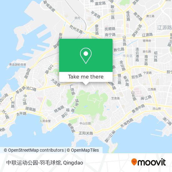 中联运动公园-羽毛球馆 map