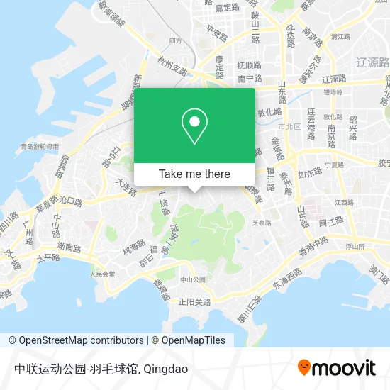 中联运动公园-羽毛球馆 map