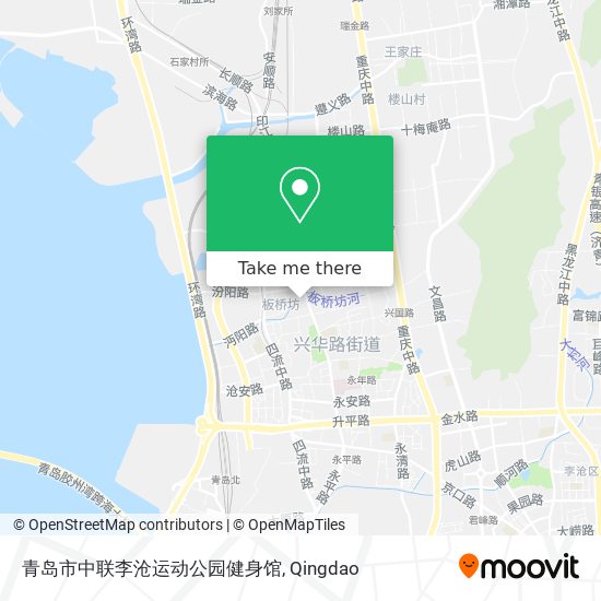 青岛市中联李沧运动公园健身馆 map