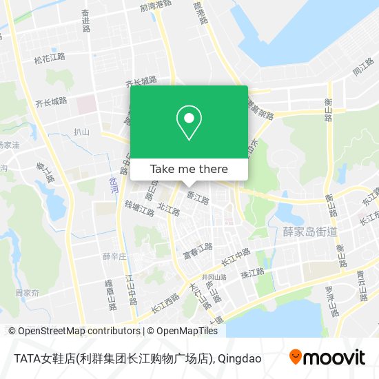 TATA女鞋店(利群集团长江购物广场店) map