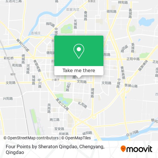 Four Points by Sheraton Qingdao, Chengyang map