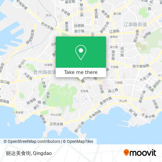 丽达美食街 map