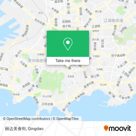 丽达美食街 map