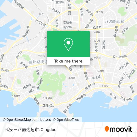 延安三路丽达超市 map