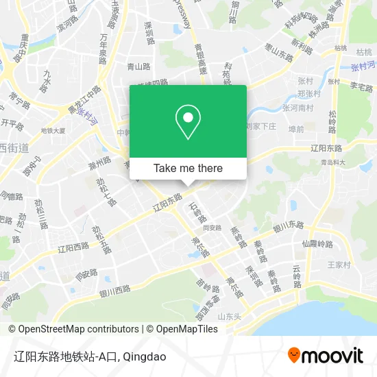 辽阳东路地铁站-A口 map
