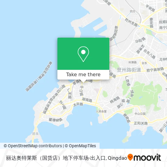 丽达奥特莱斯（国货店）地下停车场-出入口 map