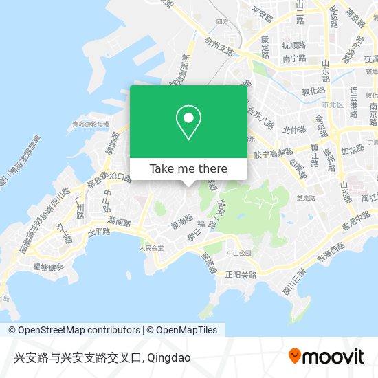 兴安路与兴安支路交叉口 map