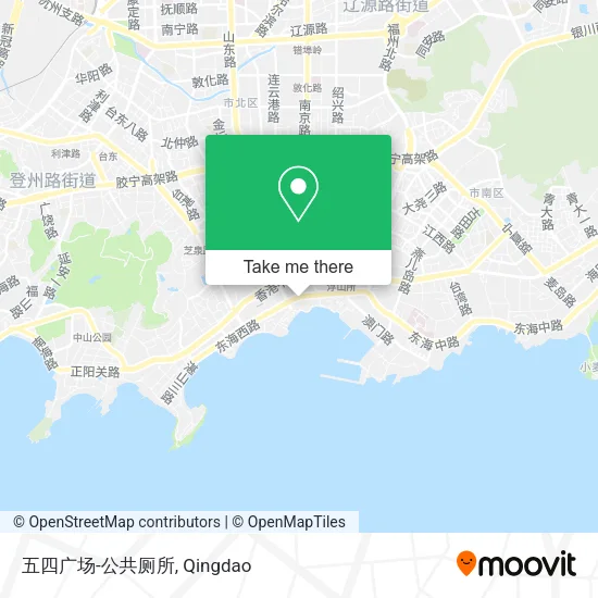 五四广场-公共厕所 map