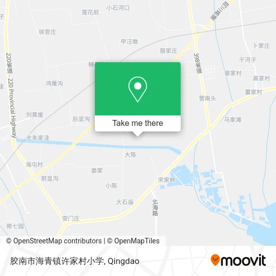 胶南市海青镇许家村小学 map