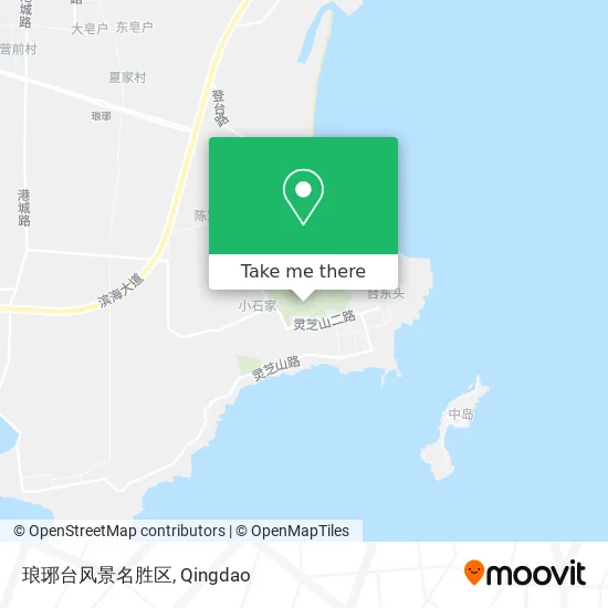 琅琊台风景名胜区 map