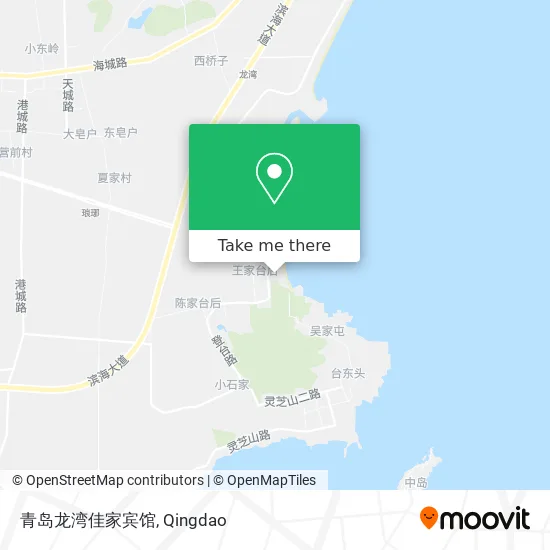 青岛龙湾佳家宾馆 map