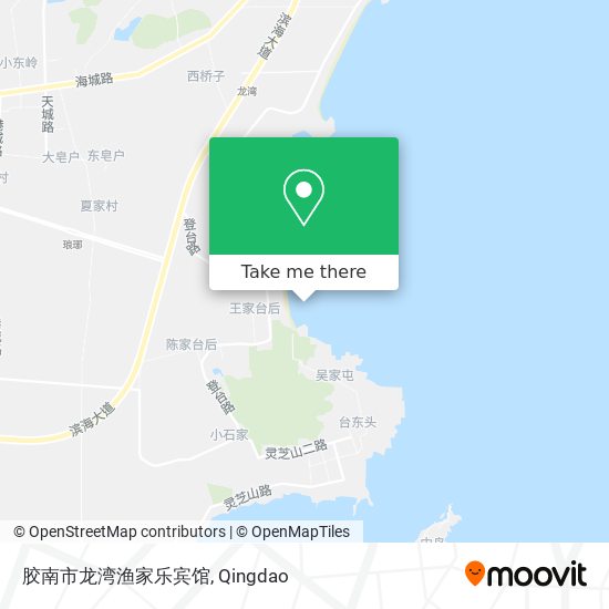 胶南市龙湾渔家乐宾馆 map
