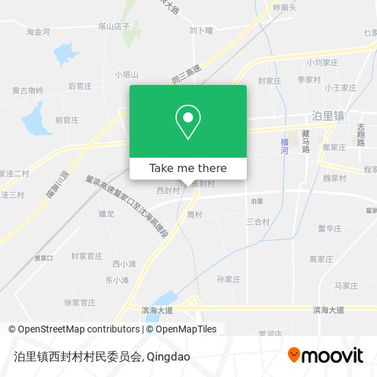 泊里镇西封村村民委员会 map