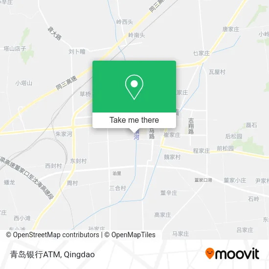 青岛银行ATM map