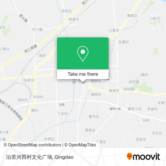 泊里河西村文化广场 map