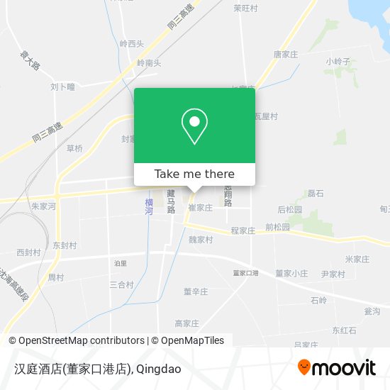 汉庭酒店(董家口港店) map