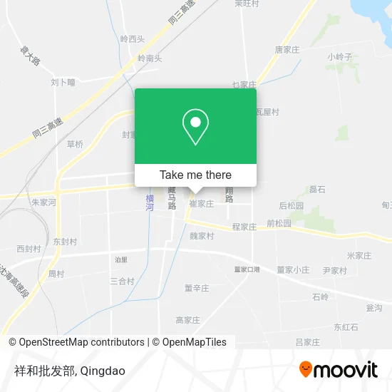 祥和批发部 map
