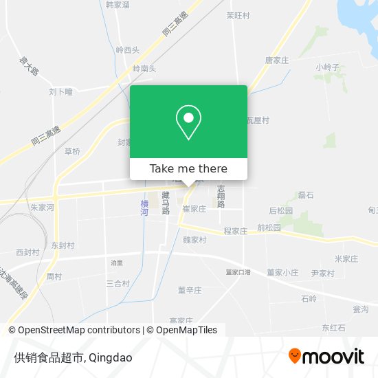 供销食品超市 map