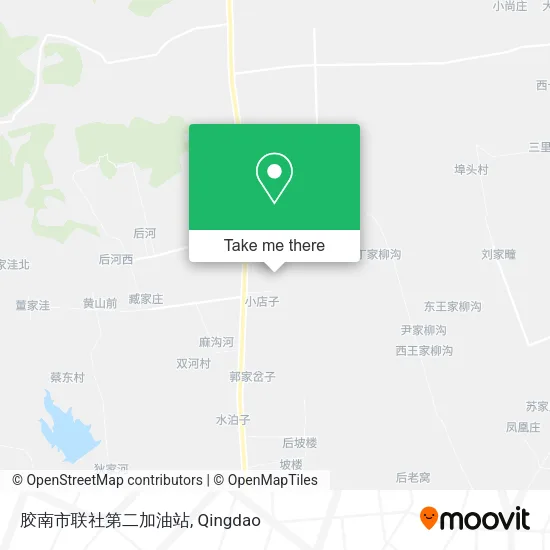 胶南市联社第二加油站 map