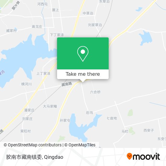 胶南市藏南镇委 map