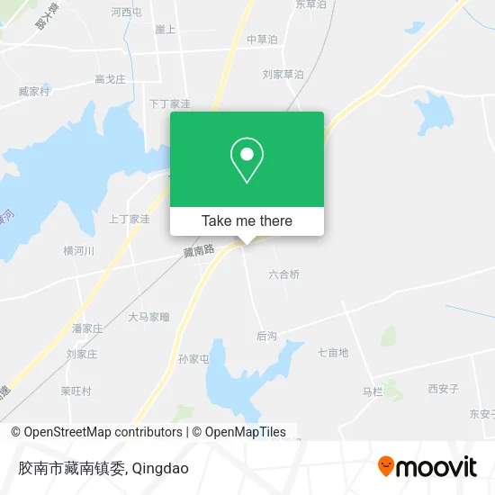 胶南市藏南镇委 map