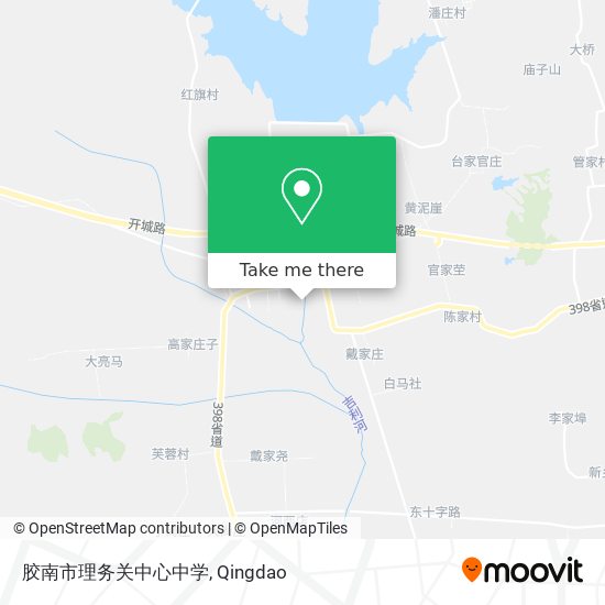 胶南市理务关中心中学 map