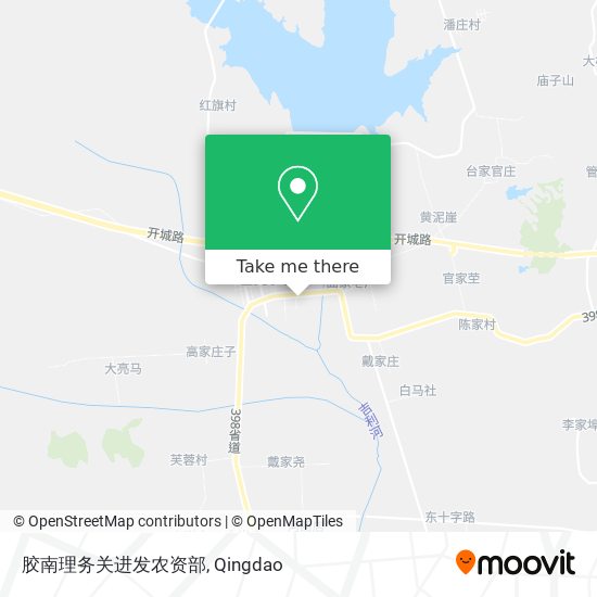 胶南理务关进发农资部 map