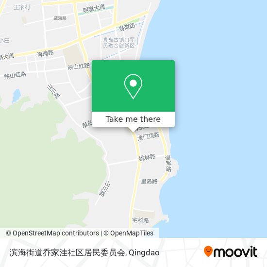 滨海街道乔家洼社区居民委员会 map